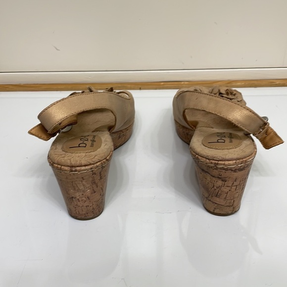 Boc Born Concept cork wedge floral sandals size 9 - Picture 4 of 8